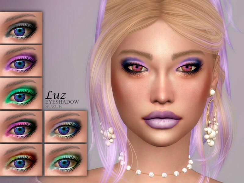 LUZ Eyeshadow N26 By Suzue 1 LUZ Eyeshadow N26 By Suzue Sims 4 CC
