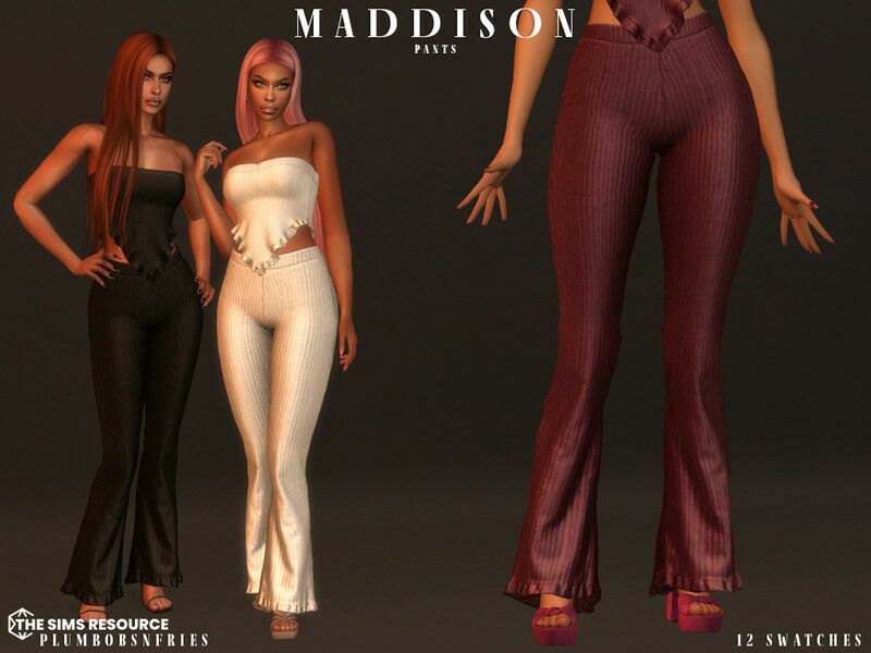 Maddison Pants 1 Maddison Pants Sims 4 CC