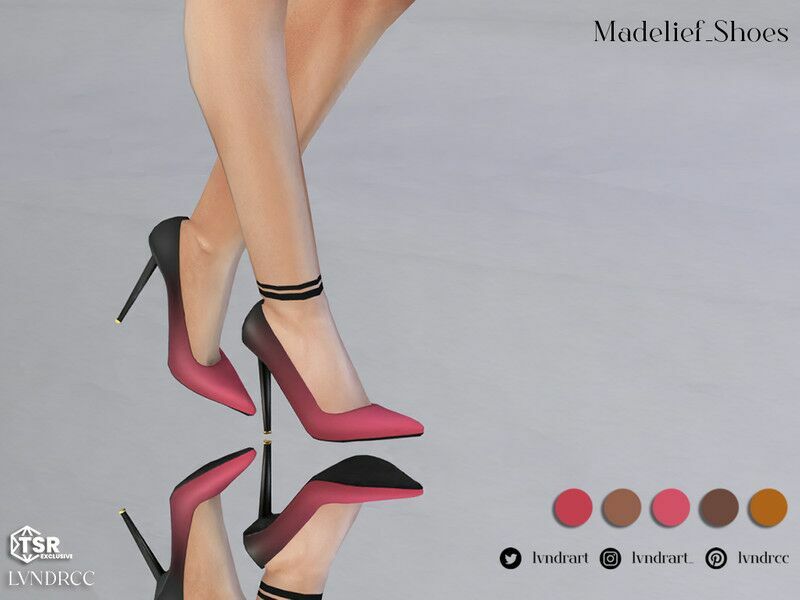 Madelief Shoes 1 Madelief Shoes Sims 4 CC