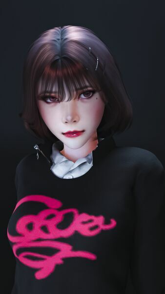 Madoka Higuchi Outfit By _Volfe_ 4 sims 4 cc madoka higuchi outfit by volfe 2