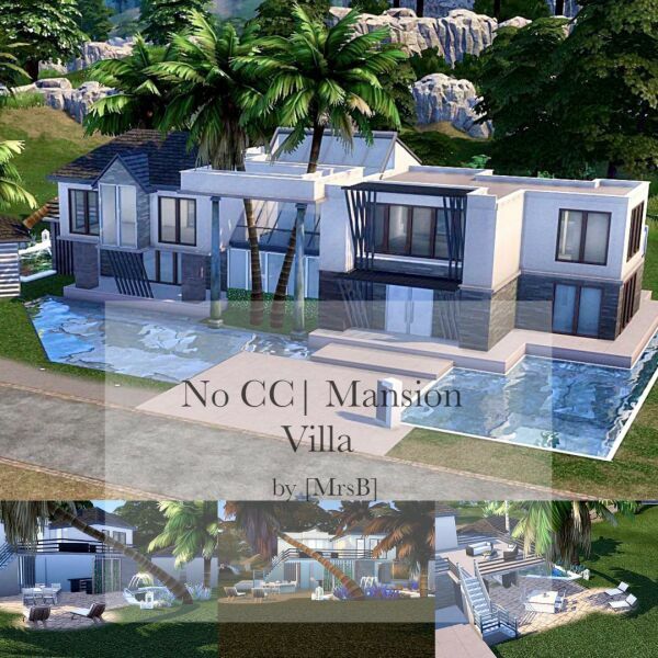 Mansion Villa |CC Free By Mrsbarbiex3 1 Mansion Villa |CC Free By Mrsbarbiex3 Sims 4 CC