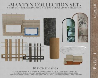 Maxtyn Collection Part 1 Sims 4 CC
