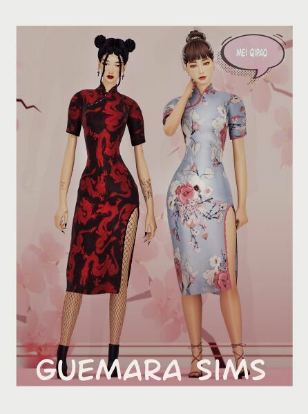MEI Qipao 1 MEI Qipao Sims 4 CC