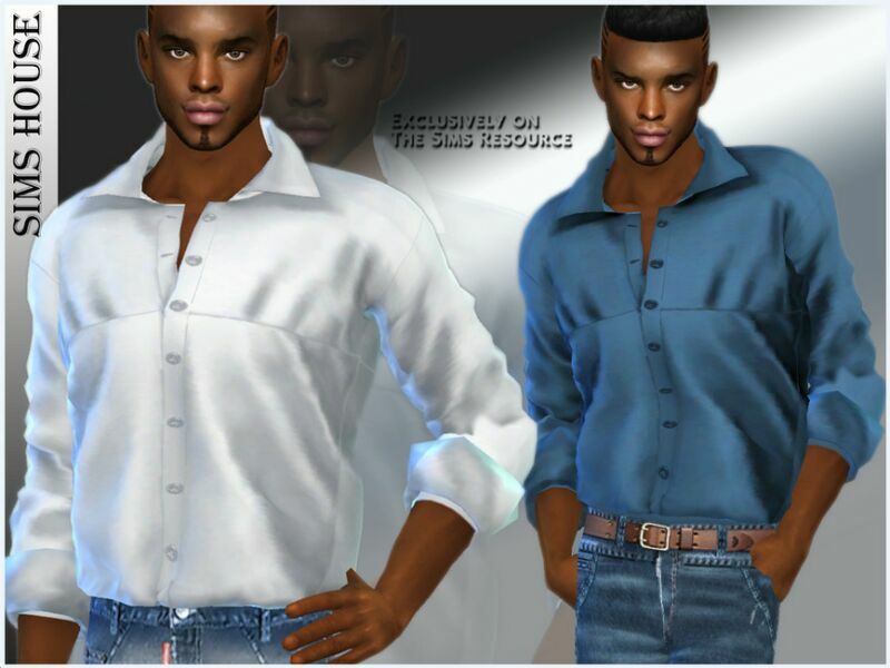 Men’S Silk Shirt 1 Men’S Silk Shirt Sims 4 CC