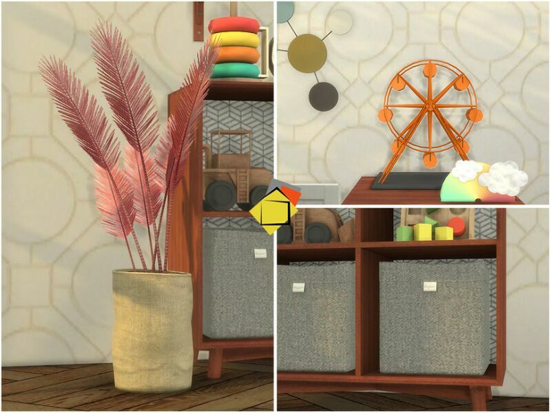 MID Century Modern – Gorby Toddler Bedroom Extra By Onyxium 3 sims 4 cc mid century modern gorby toddler bedroom extra by onyxium 3