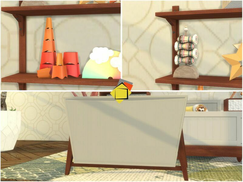 MID Century Modern – Gorby Toddler Bedroom Extra By Onyxium 2 sims 4 cc mid century modern gorby toddler bedroom extra by onyxium 4