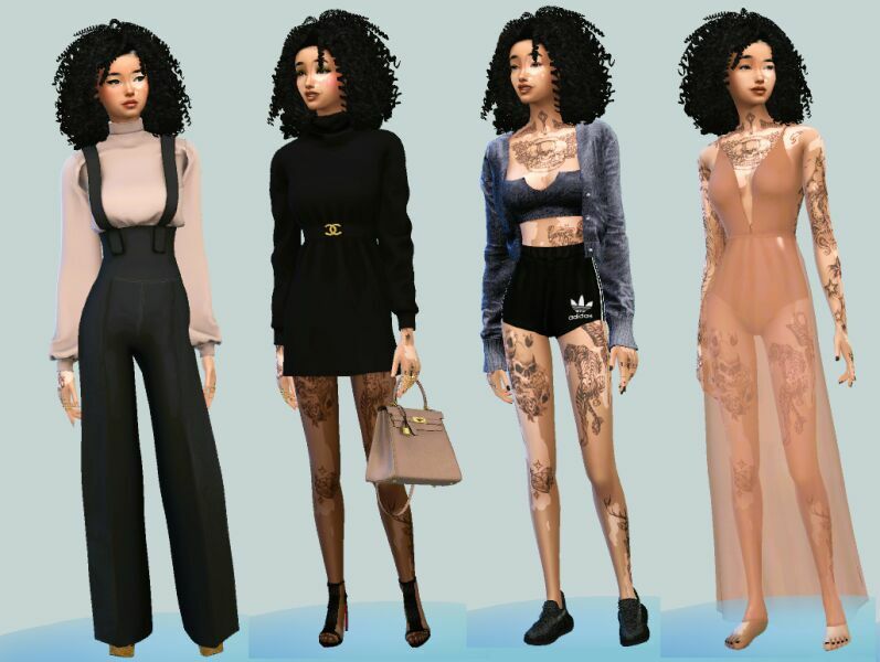 Milla Ashton By Ninjyone 3 sims 4 cc milla ashton by ninjyone 3
