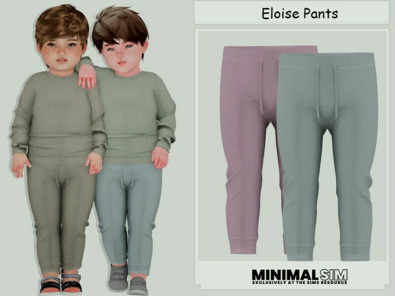Minimalsim Eloise Pants By Couquett 1 Minimalsim Eloise Pants By Couquett Sims 4 CC