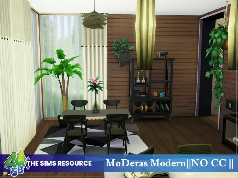 Moderas Modern || NO CC || By Bozena 5 sims 4 cc moderas modern no cc by bozena 4