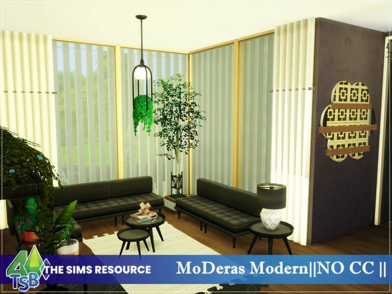 Moderas Modern || NO CC || By Bozena 4 sims 4 cc moderas modern no cc by bozena 5