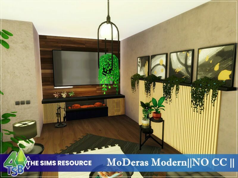Moderas Modern || NO CC || By Bozena 3 sims 4 cc moderas modern no cc by bozena 6