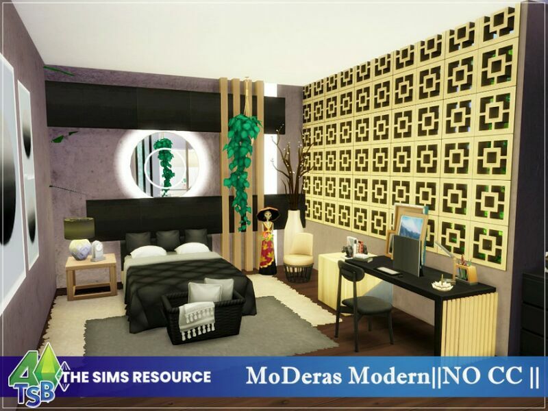 Moderas Modern || NO CC || By Bozena 2 sims 4 cc moderas modern no cc by bozena 7