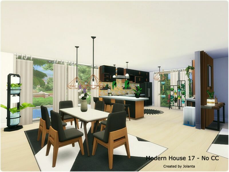 Modern House 17 – NO CC By Jolanta 5 sims 4 cc modern house 17 no cc by jolanta 4