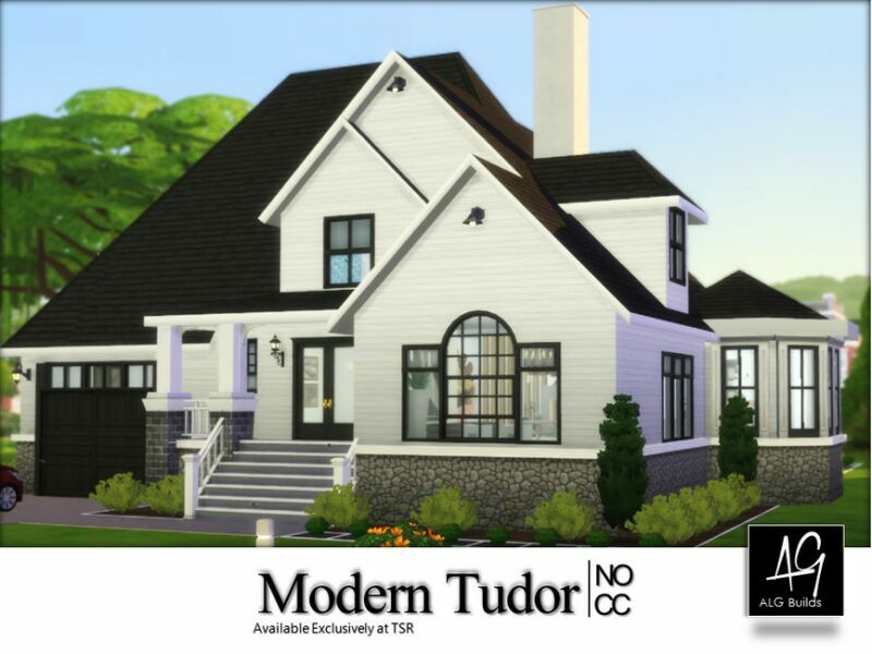Modern Tudor By Algbuilds 1 Modern Tudor By Algbuilds Sims 4 CC