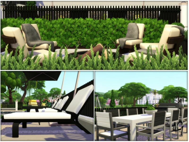 Modern Tudor By Algbuilds 6 sims 4 cc modern tudor by algbuilds 3