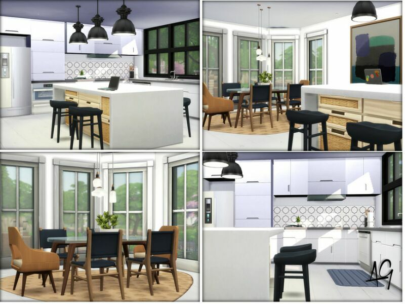 Modern Tudor By Algbuilds 3 sims 4 cc modern tudor by algbuilds 6