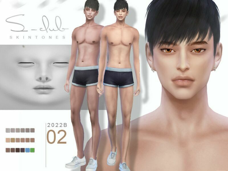 Nature Soft MAN Overlay Skintones By S – Club By S-Club 1 Nature Soft MAN Overlay Skintones By S – Club By S-Club Sims 4 CC