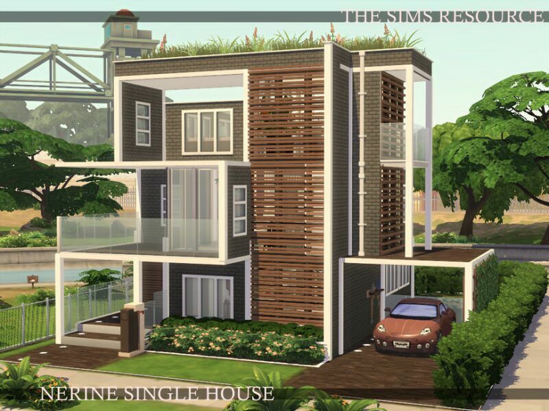 Nerine Single House | Nocc By Simzmora 7 sims 4 cc nerine single house nocc by simzmora 2
