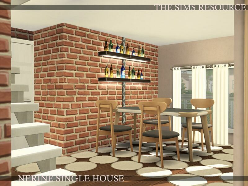 Nerine Single House | Nocc By Simzmora 6 sims 4 cc nerine single house nocc by simzmora 4