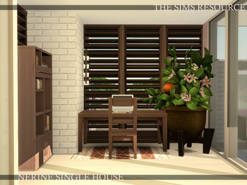 Nerine Single House | Nocc By Simzmora 3 sims 4 cc nerine single house nocc by simzmora 6