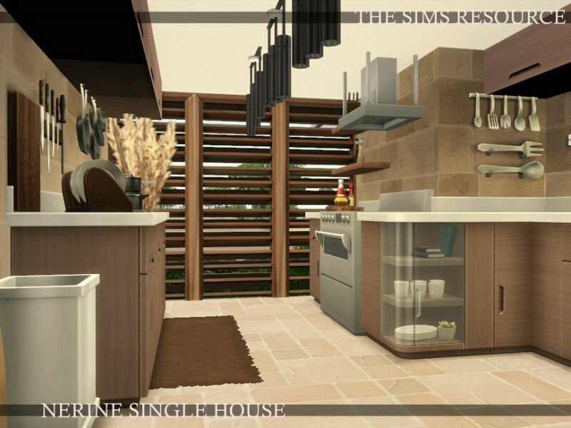 Nerine Single House | Nocc By Simzmora 2 sims 4 cc nerine single house nocc by simzmora 7