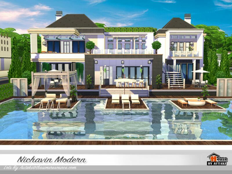 Nichavin Modern Nocc By Autaki 1 Nichavin Modern Nocc By Autaki Sims 4 CC