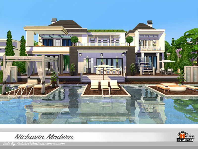 Nichavin Modern Nocc By Autaki 5 sims 4 cc nichavin modern nocc by autaki 4