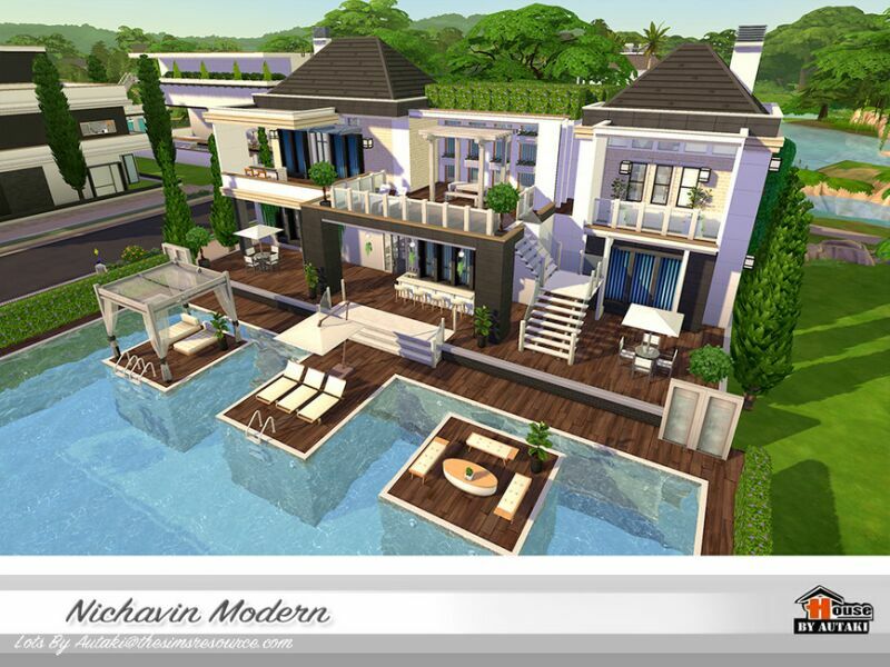 Nichavin Modern Nocc By Autaki 4 sims 4 cc nichavin modern nocc by autaki 5