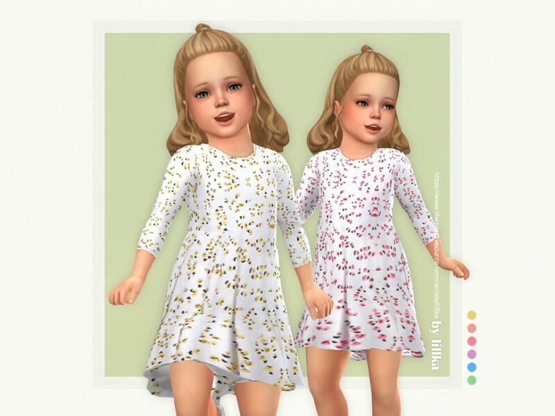 Nichole Dress By Lillka 1 Nichole Dress By Lillka Sims 4 CC