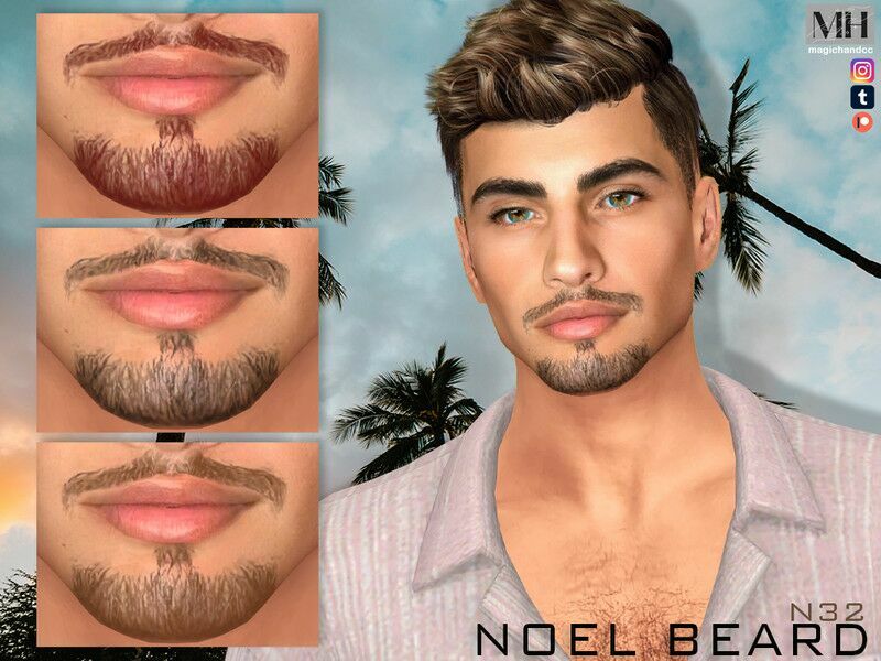 Noel Beard N32 By Magichand 1 Noel Beard N32 By Magichand Sims 4 CC