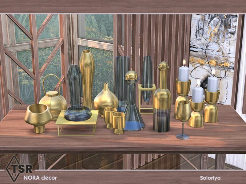 Nora Decor By Soloriya 1 Nora Decor By Soloriya Sims 4 CC