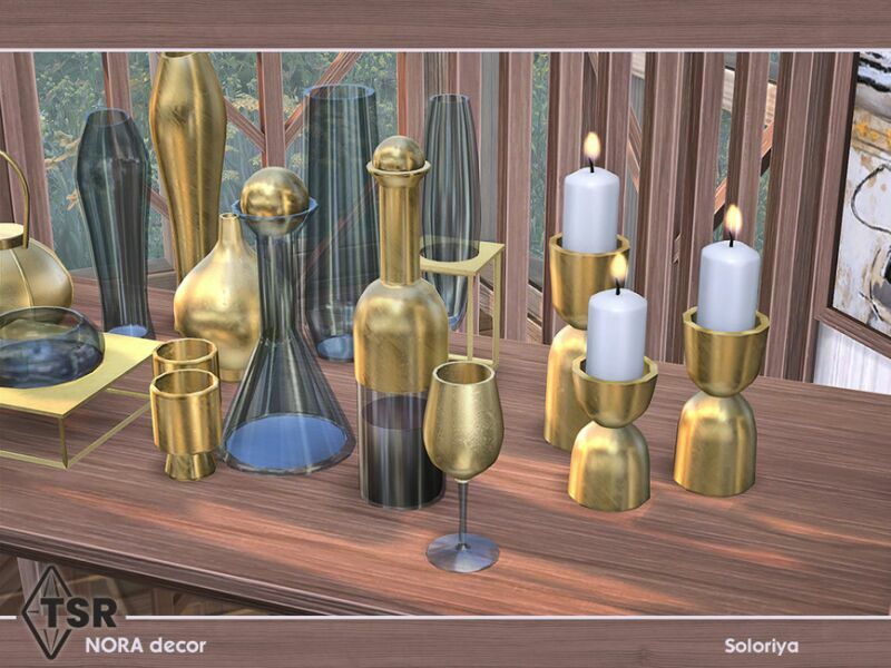 Nora Decor By Soloriya 4 sims 4 cc nora decor by soloriya 2