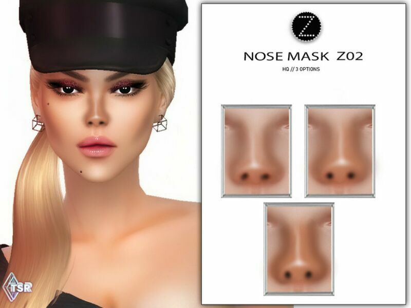 Nose Mask Z02 By Zenx 1 Nose Mask Z02 By Zenx Sims 4 CC