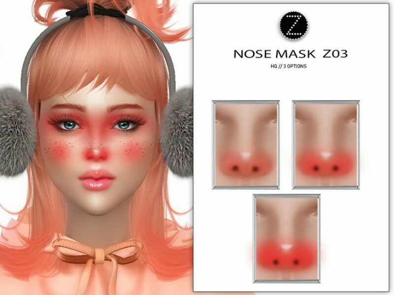 Nose Mask Z03 By Zenx 1 Nose Mask Z03 By Zenx Sims 4 CC