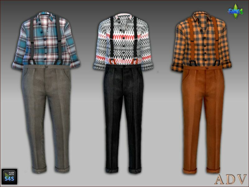 Outfit For Male Seniors 3 sims 4 cc outfit for male seniors 2