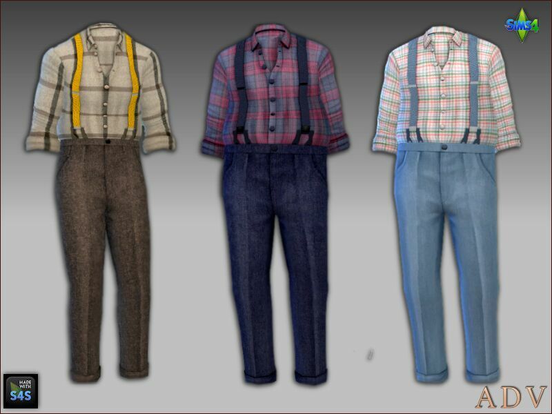 Outfit For Male Seniors 2 sims 4 cc outfit for male seniors 3
