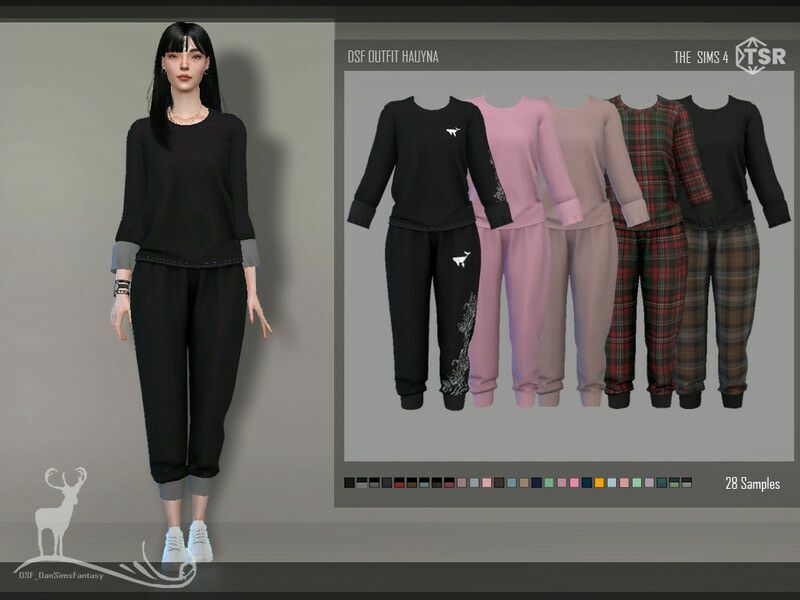 Outfit Hauyna By Dansimsfantasy 1 Outfit Hauyna By Dansimsfantasy Sims 4 CC