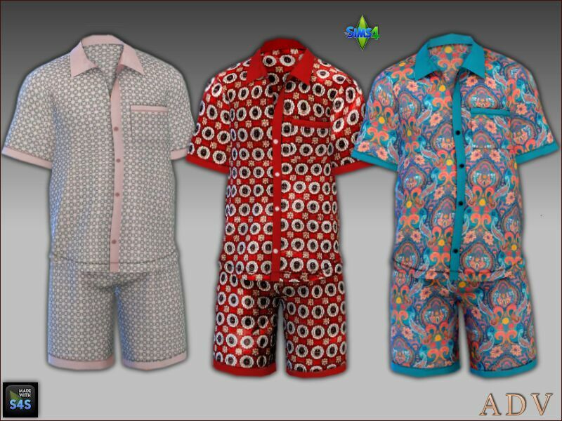 sims 4 cc pajamas and slippers for adults 2