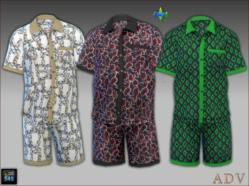 sims 4 cc pajamas and slippers for adults 3