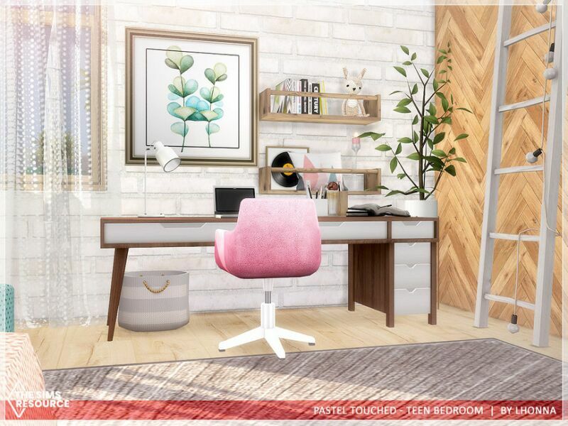 Pastel Touched – Teen Bedroom /TSR CC Only/ By Lhonna 5 sims 4 cc pastel touched teen bedroom tsr cc only by lhonna 3