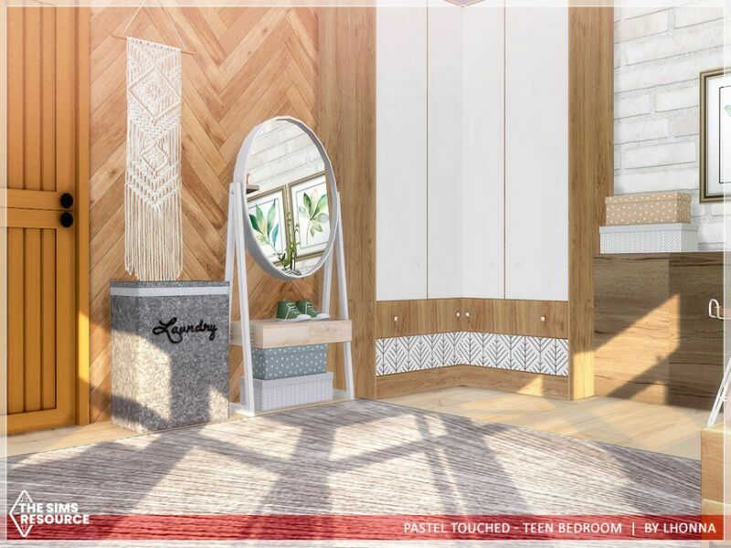 Pastel Touched – Teen Bedroom /TSR CC Only/ By Lhonna 3 sims 4 cc pastel touched teen bedroom tsr cc only by lhonna 5