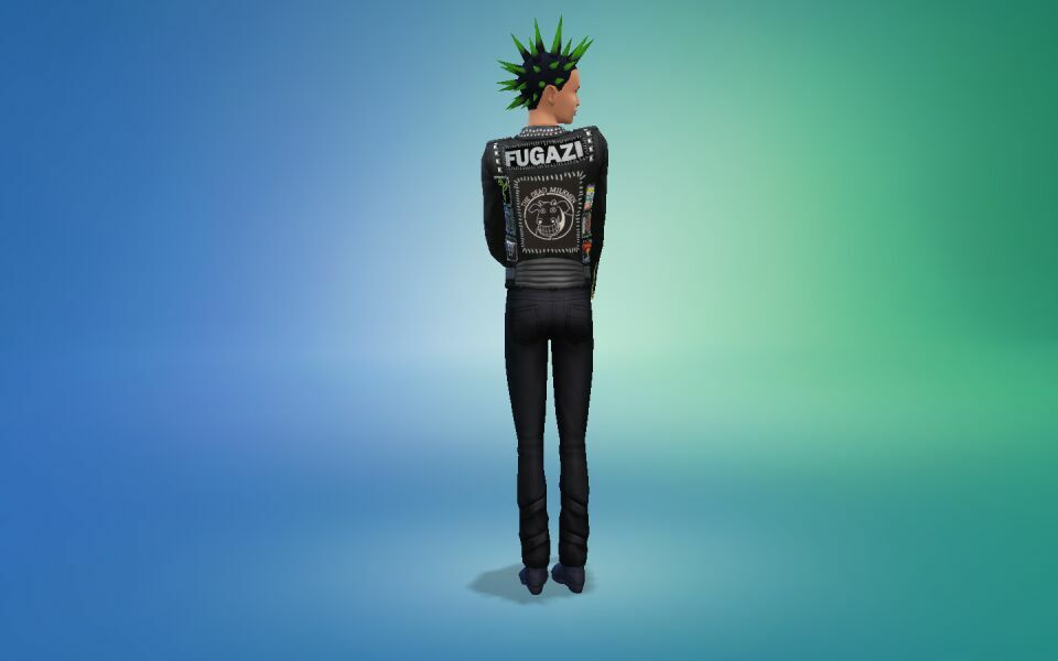 Patched Leather Jacket Punk Bands By Simseebee 2 sims 4 cc patched leather jacket punk bands by simseebee 4