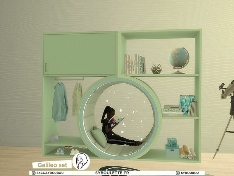Patreon Early Release – Galileo SET – Part 2: Desk By Syboubou 4 sims 4 cc patreon early release galileo set part 2 desk by syboubou 6