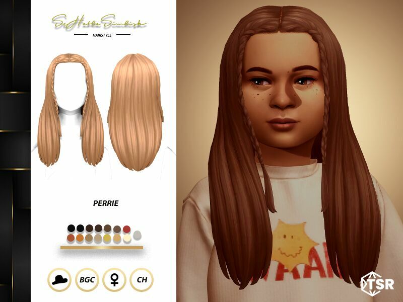 Perrie Hairstyle (Child) By Sehablasimlish 1 Perrie Hairstyle (Child) By Sehablasimlish Sims 4 CC
