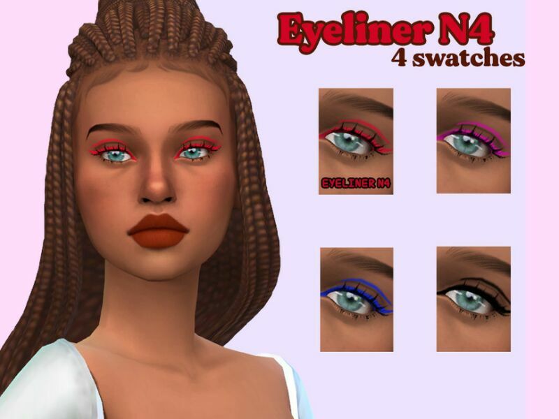 (Pixiemailen) Eyeliner N4 By Pixiemailen 1 (Pixiemailen) Eyeliner N4 By Pixiemailen Sims 4 CC