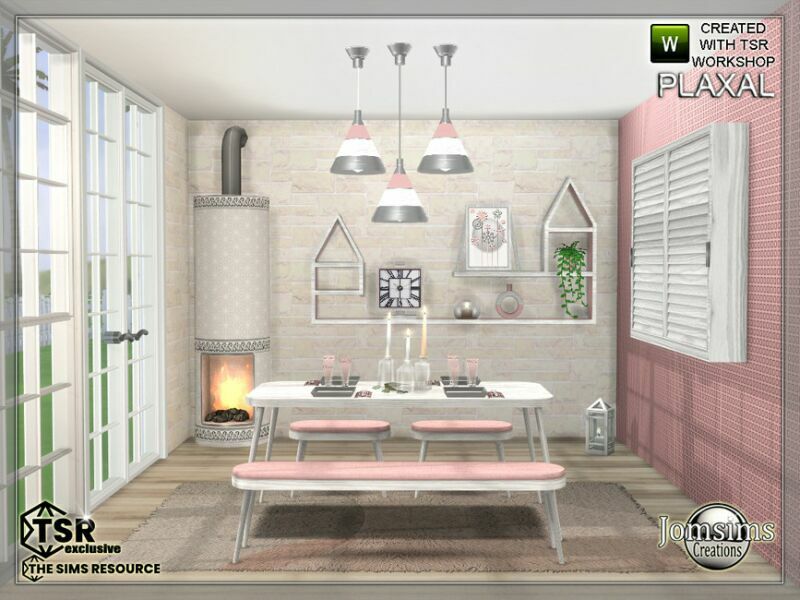 Plaxal Dining Room By Jomsims 5 sims 4 cc plaxal dining room by jomsims 4