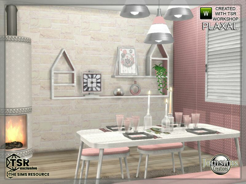 Plaxal Dining Room By Jomsims 3 sims 4 cc plaxal dining room by jomsims 7