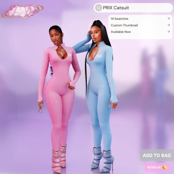 Prix Catsuit 1 Prix Catsuit Sims 4 CC