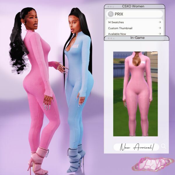 Prix Catsuit 3 sims 4 cc prix catsuit 2