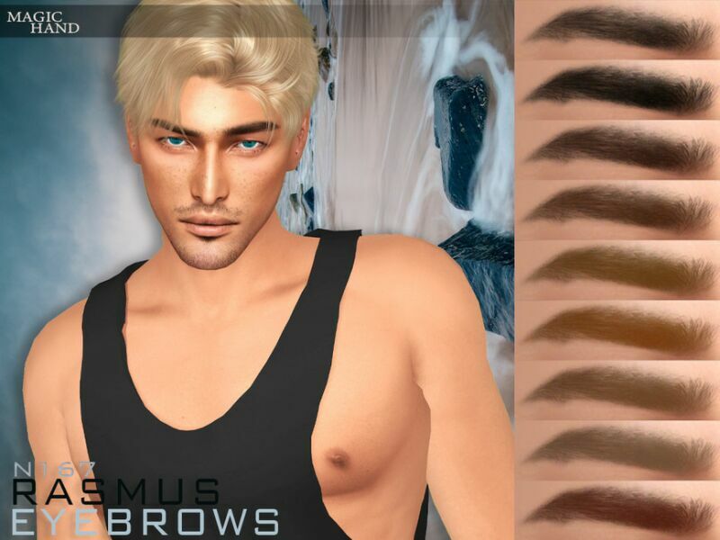 Rasmus Eyebrows N167 By Magichand 1 Rasmus Eyebrows N167 By Magichand Sims 4 CC